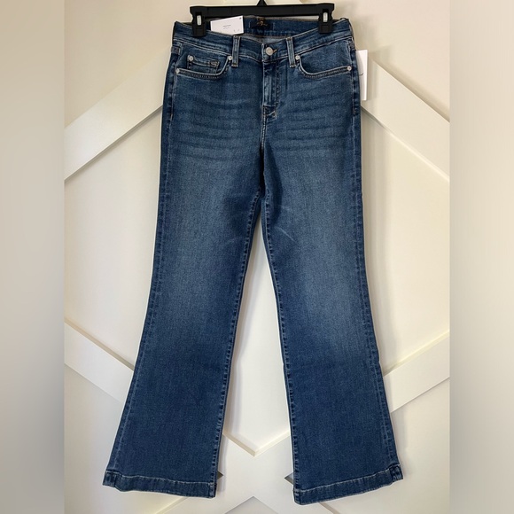 7 For All Mankind Dojo Original Jeans Trouser NWT Size 29 7FAMK Color Fawn - Picture 4 of 8